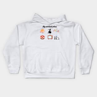 Weekend Plans Kids Hoodie